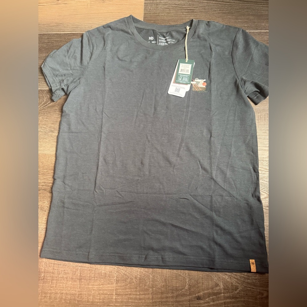 tentree Charcoal Gray Short Sleeve Tee